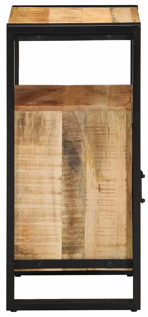 vidaXL Ντουλάπα Μπάνιου με ράφι Καφέ 40 x 35 x 75 εκ Μασίφ ξύλο μάνγκο