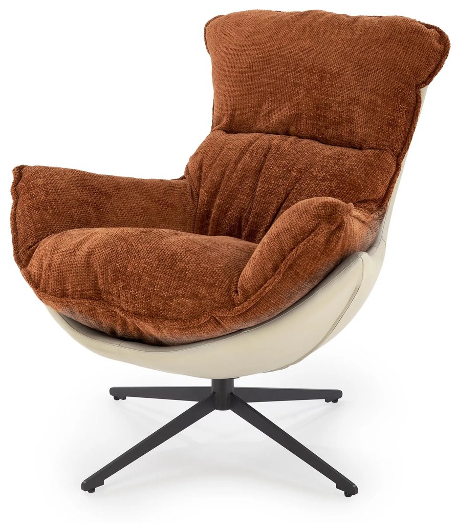 LOBSTER leisure chair color: cinnamon