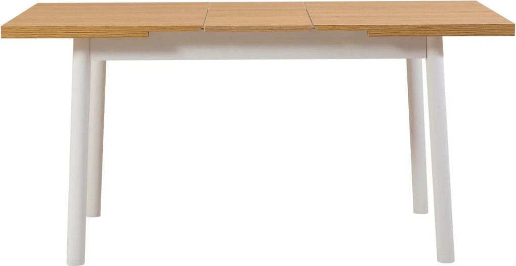 Extendable Dining Table Oliver Open - Karina White White
