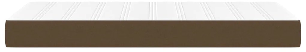 vidaXL Στρώμα με Pocket Springs Σκούρο Καφέ 120x190x20 εκ. Βελούδινο