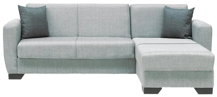 Γωνιακός Καναπές Κρεβάτι New Dolce Fylliana Ανοιχτό Γκρί 240x146x85εκ 240x146x85 εκ.