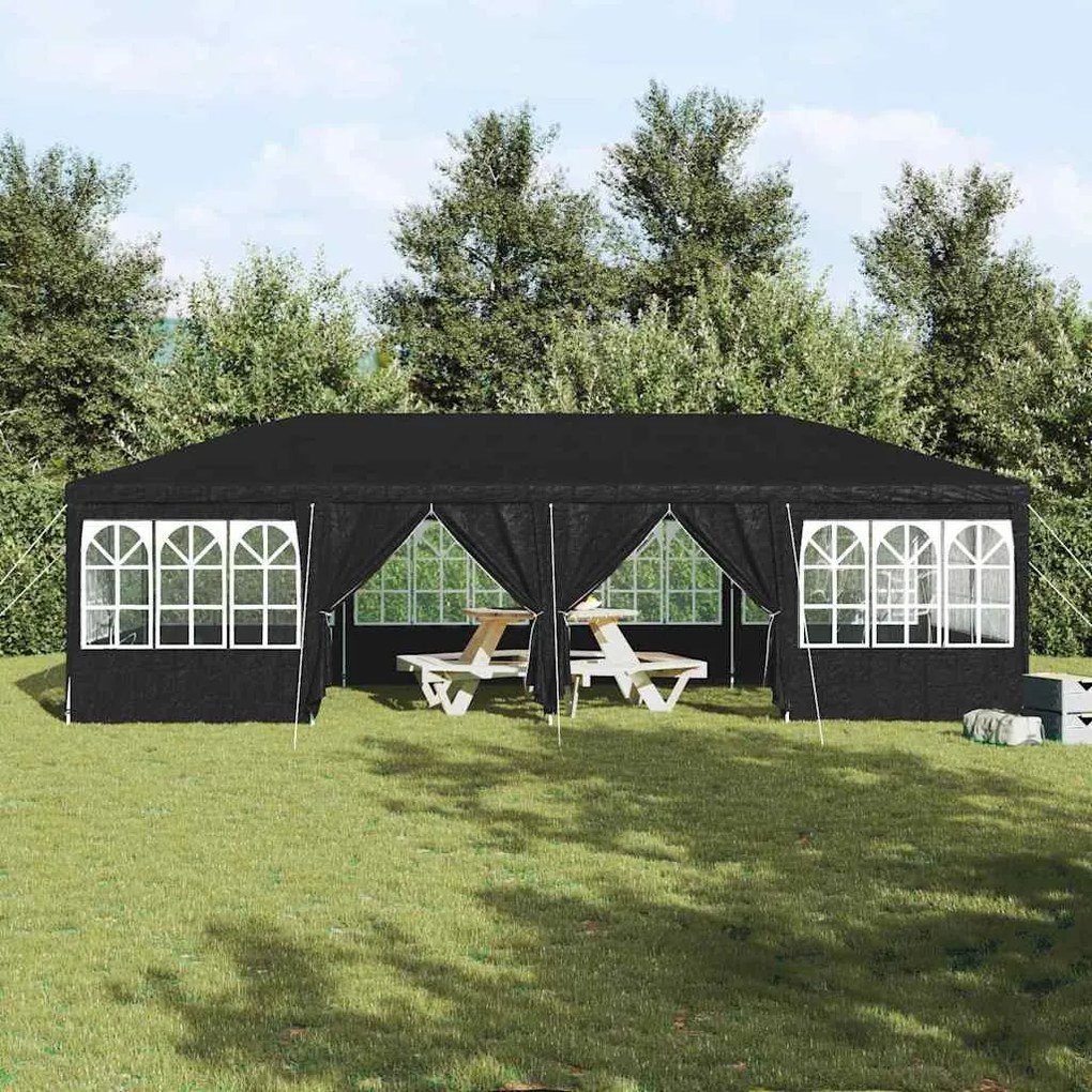 vidaXL Σκηνή Πάρτυ Γκρι και Λευκό 800 x 400 x 266 εκ