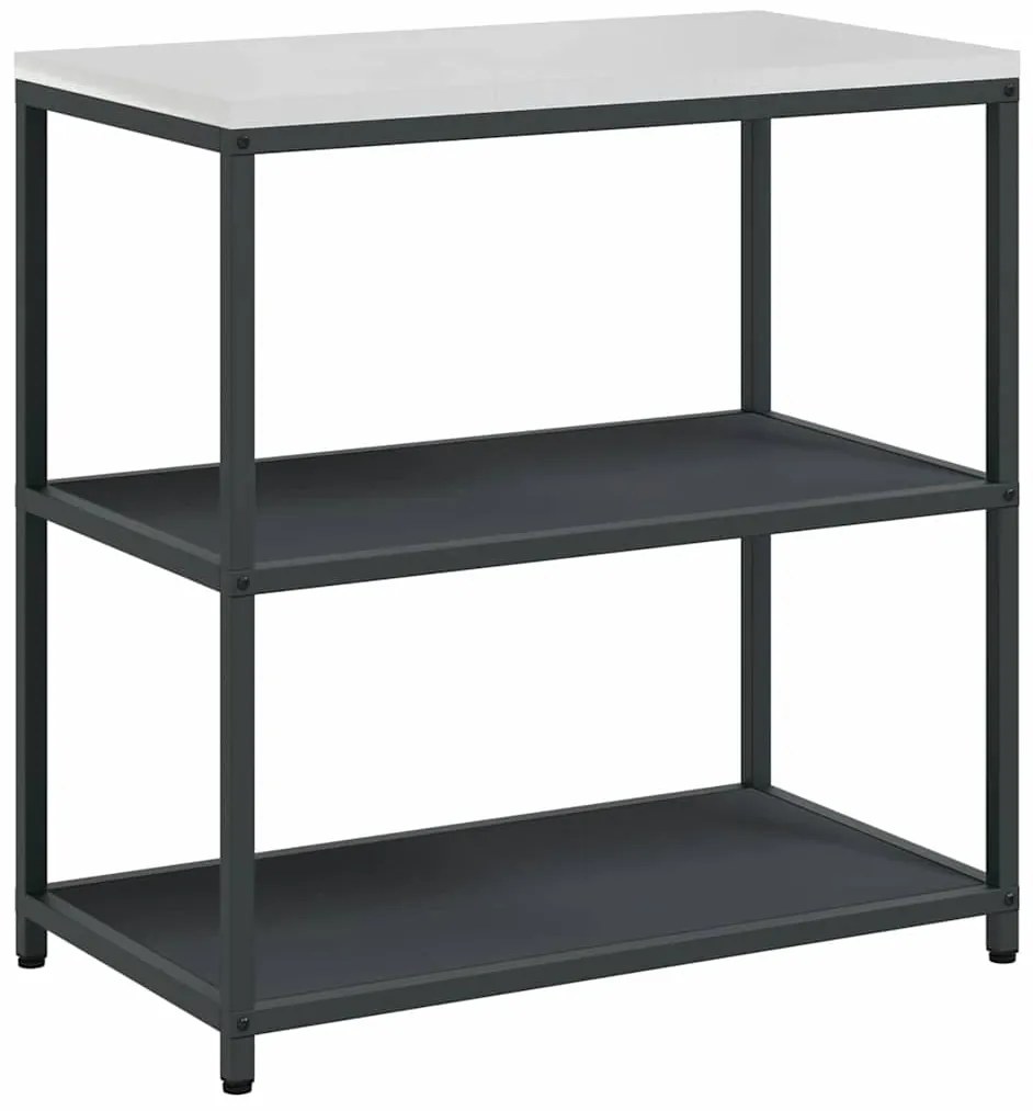 vidaXL Σετ Αποθήκευσης Κουζίνας 2 pcs Ανθρακί 150 x 50 x 92 εκ.