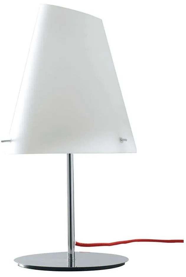 Φωτιστικό Επιτραπέζιο Ermes I-ERMES-L1 1xE27 Φ18cm 44cm White Luce Ambiente Design Glass
