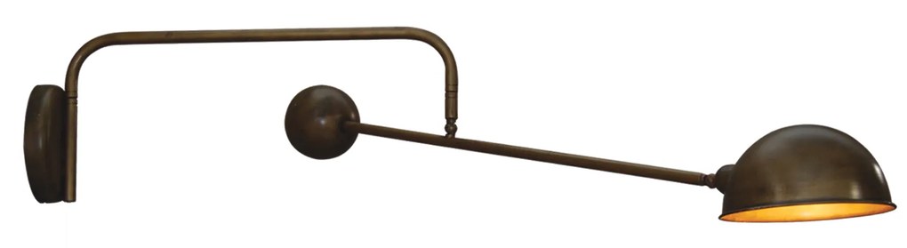 HL-3539-1 L OLIVER OLD COPPER &amp; BLACK WALL LAMP HOMELIGHTING 77-3880