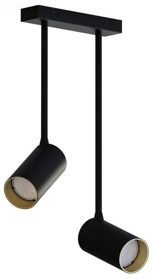 Κρεμαστό Φωτιστικό Οροφής GU10 10W IP20 Mono Long Nowodvorski 7675 Μαύρο-Χρυσό