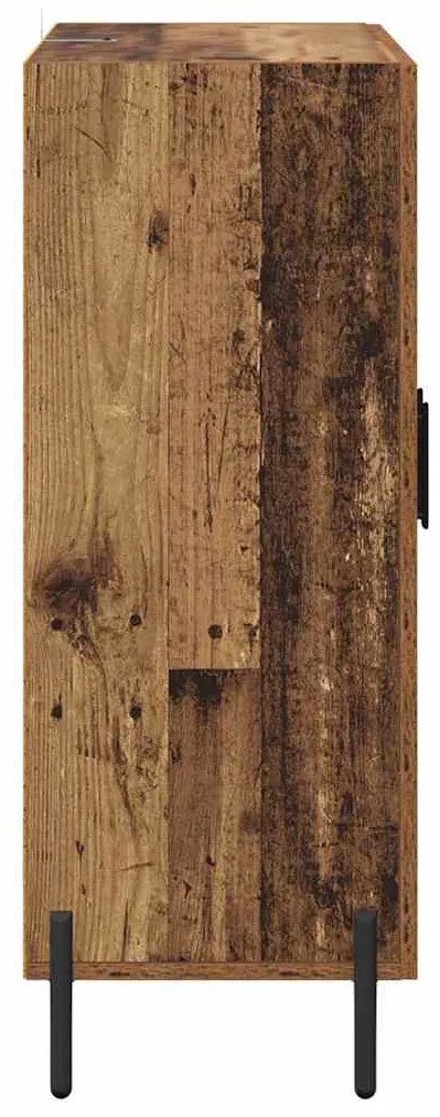 vidaXL Πλαϊνό γραφείο Παλιό ξύλο 69,5 x 34 x 90 εκ. Επεξεργασμένο ξύλο