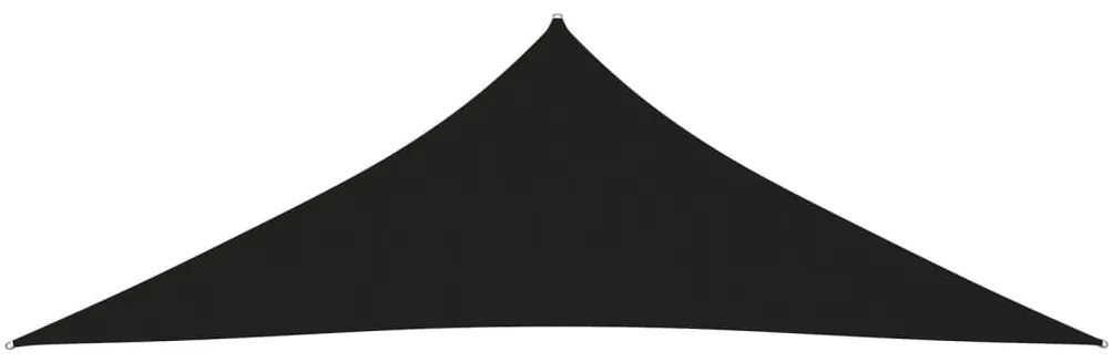 Πανί Σκίασης Τρίγωνο Μαύρο 4 x 4 x 5,8 μ. από Ύφασμα Oxford - Μαύρο