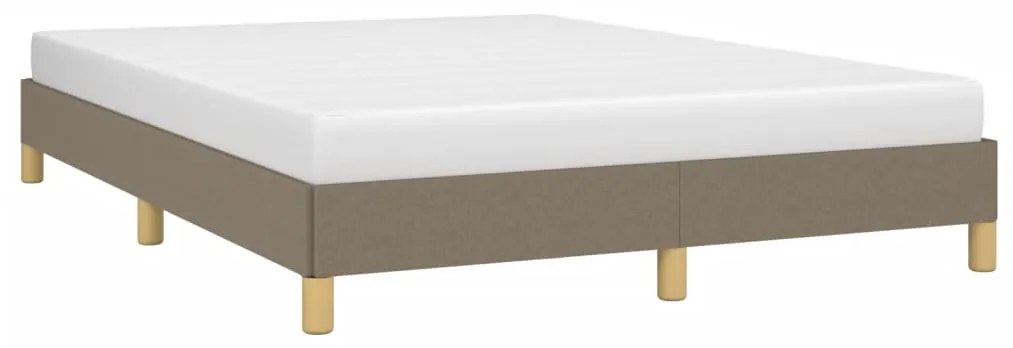 Σκελετός Κρεβατιού Χωρίς Στρώμα Taupe 140x200 εκ. Υφασμάτινο 346822