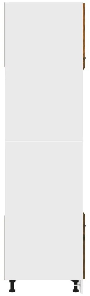 vidaXL Ντουλάπι Μικροκυμάτων &quot;Lyon&quot; Καπνιστή Δρυς 60x57x207 εκ. από Τεχνητό Ξύλο