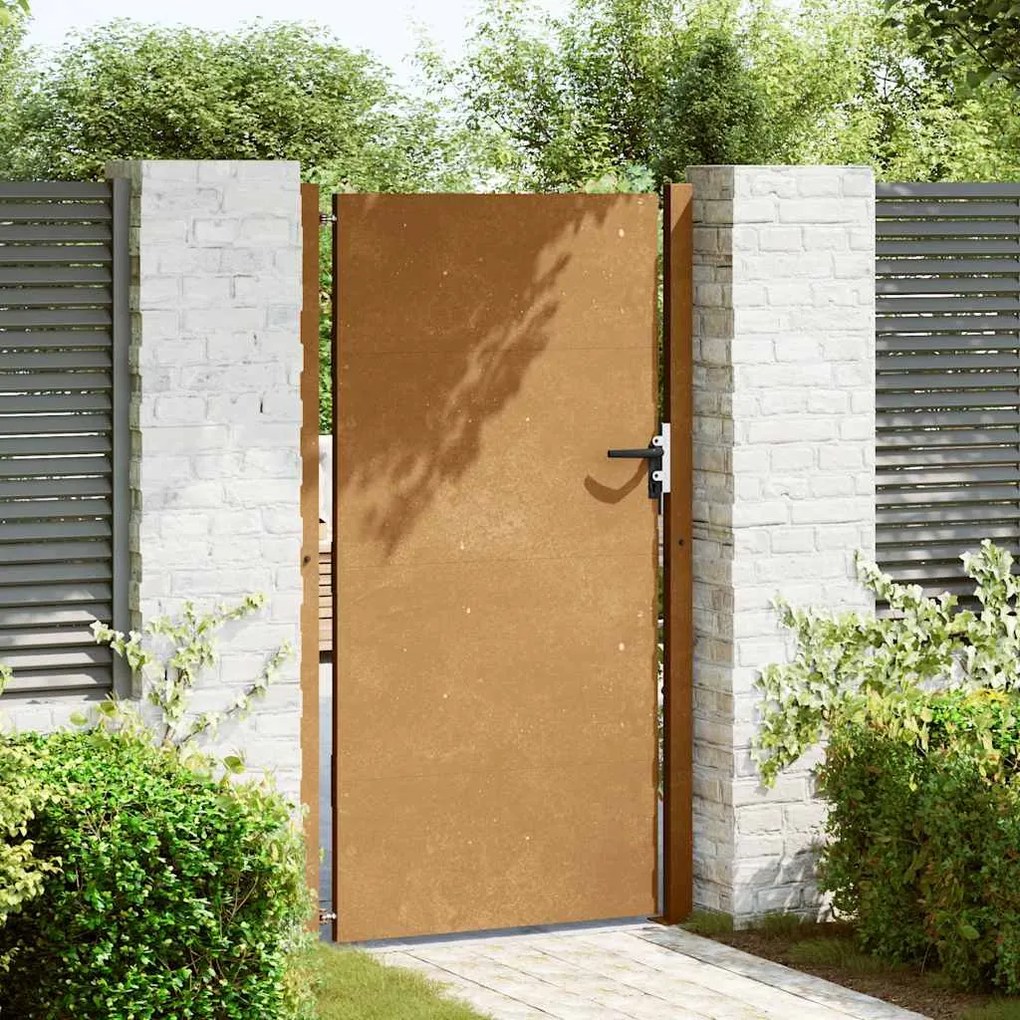 vidaXL Πύλη Κήπου 105 x 180 εκ. από Ατσάλι Corten