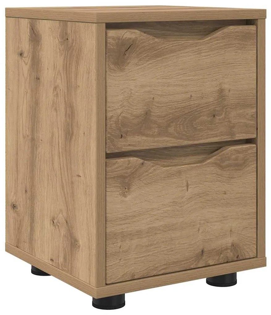 vidaXL Κομοδίνο Artisan Oak 30,5 x 30 x 43 εκ Επεξεργασμένο ξύλο