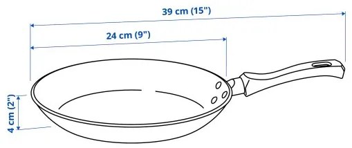 TAGGHAJ τηγάνι αντικολλητική επένδυση, 24 cm 405.450.37