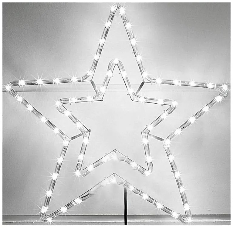 Χριστουγεννιάτικο αστέρι ψυχρό χρώμα LED 58x58cm- Christmas star-290063-191458