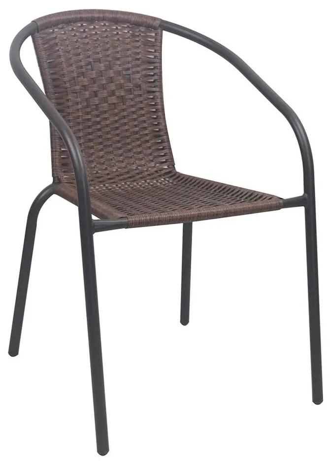 Πολυθρόνα Στοιβαζόμενη Baleno-W Ε2401,0 52x60x72cm Brown