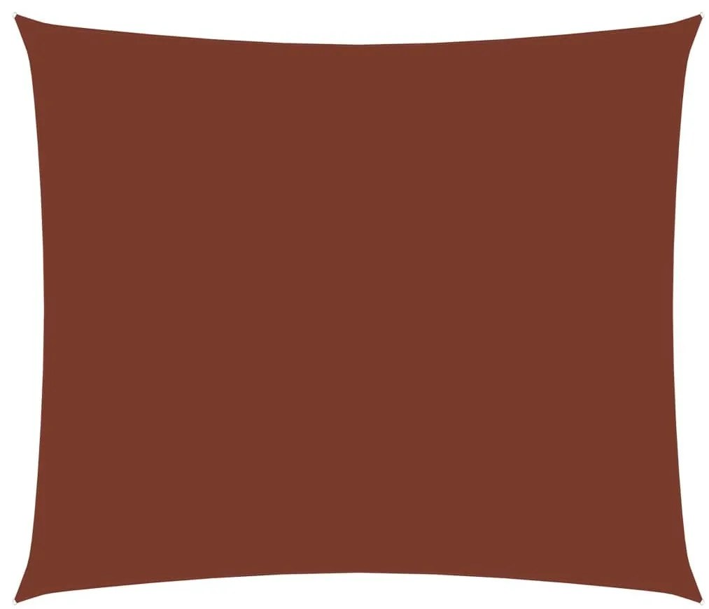 Πανί Σκίασης Ορθογώνιο Τερακότα 2,5 x 3,5 μ. από Ύφασμα Oxford - Καφέ