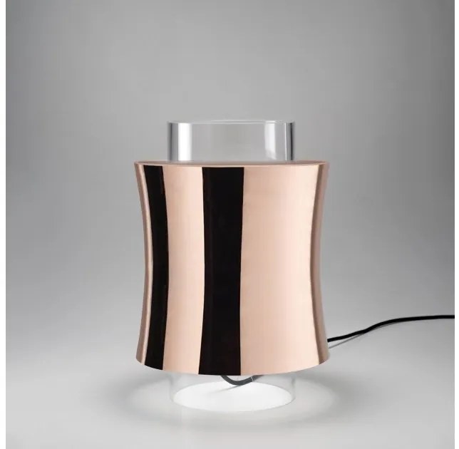 Επιτραπέζιο Φωτιστικό 1xE27 Κρύσταλλο Dimmer Φ30cm Fez T3 Prandina-1D04200310170-Χάλκινο 1D04200310170