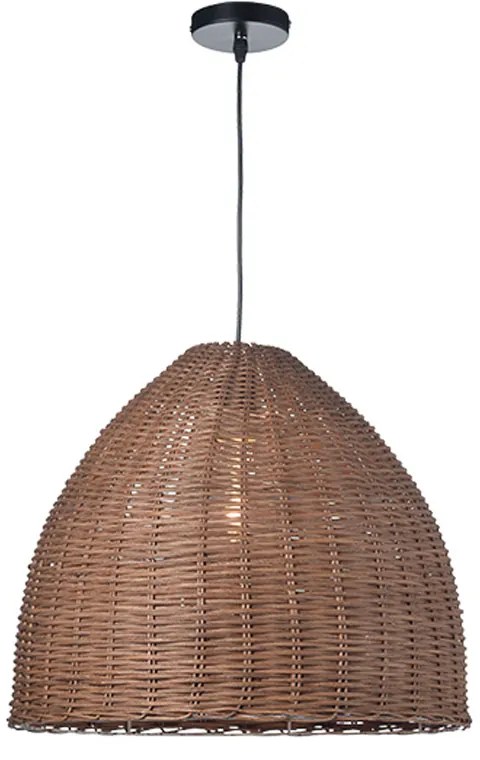 Φωτιστικό Οροφής Μονόφωτο Aca Oia ML1013012B Brown