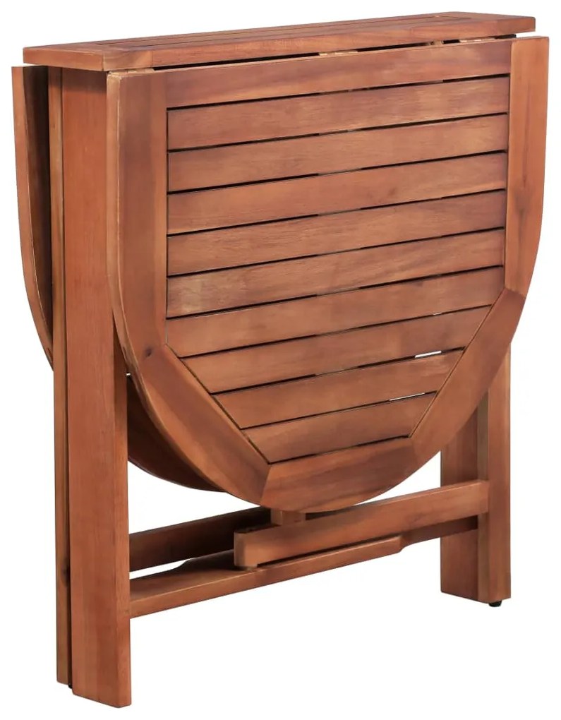 vidaXL Τραπέζι Κήπου 120 x 70 x 74 εκ. από Μασίφ Ξύλο Ακακίας