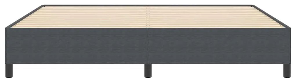 vidaXL Σκελετός Κρεβατιού Σκούρο γκρι 200 x 200 cm Βελούδο