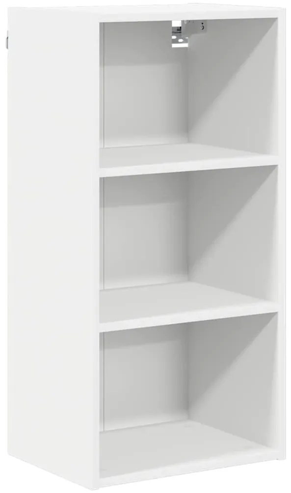 vidaXL Κρεμαστό ντουλάπι Λευκό 40 x 29,5 x 80 εκ. Επεξεργασμένο ξύλο