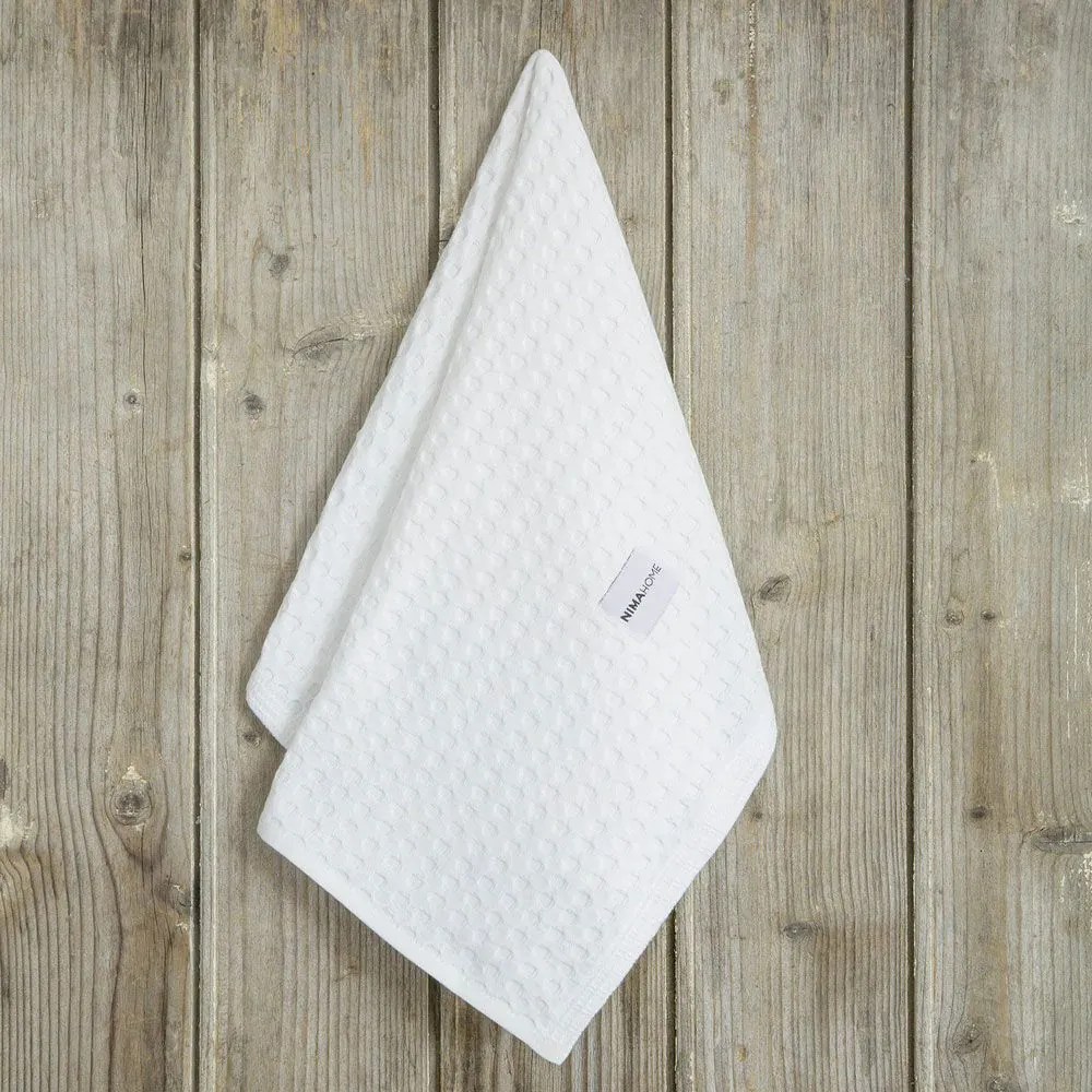 Πετσέτα Κουζίνας Arida White Nima 50x70cm 100% Cotton