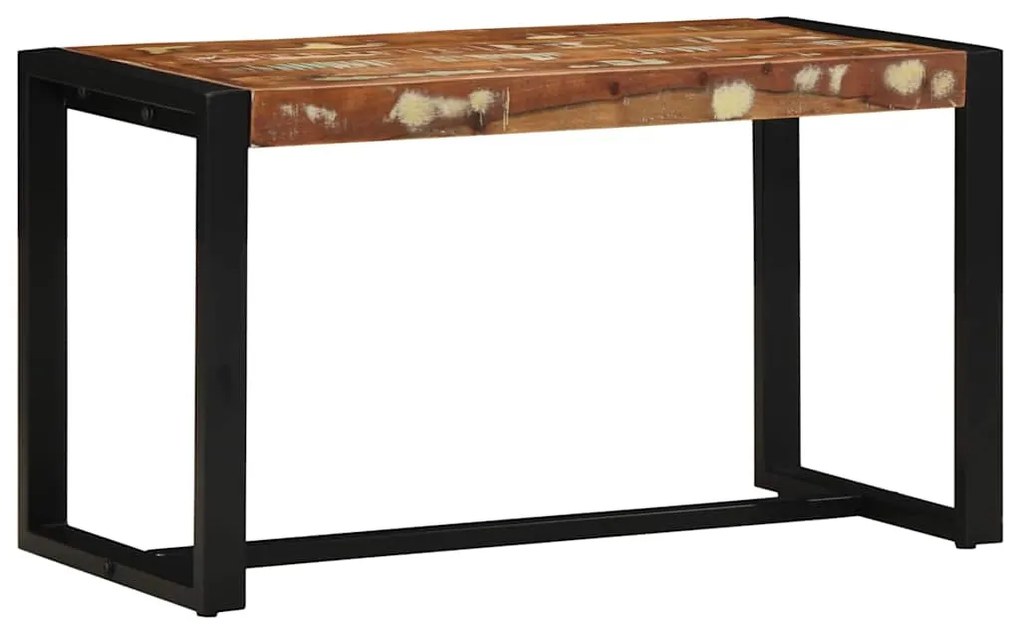 Πάγκος vidaXL Πολύχρωμος 80x35x45 cm Στερεό ξύλο αναγεννημένο