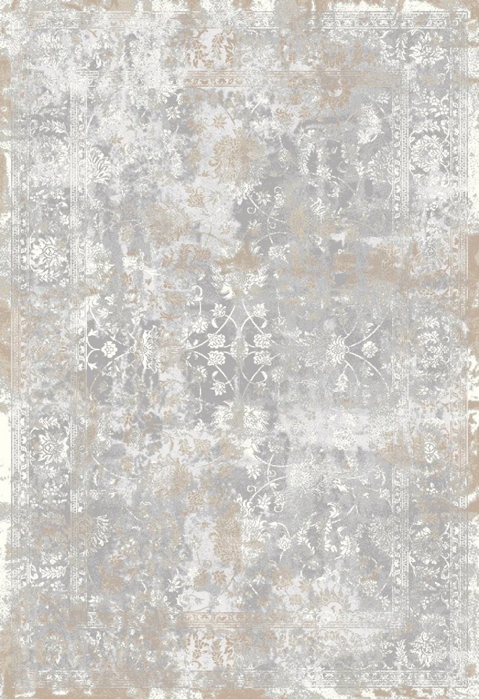 ΧΑΛΙ LUXURIOUS SILK 6789 GREY BEIGE - 200cm x 290cm - 2004337