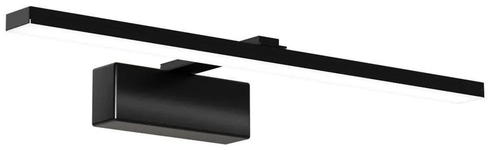 Φωτιστικό Τοίχου - Απλίκα Μπάνιου LED-2FBLACK 9W Led 35x13x3cm 4000Κ Black Aidonitsa Metal
