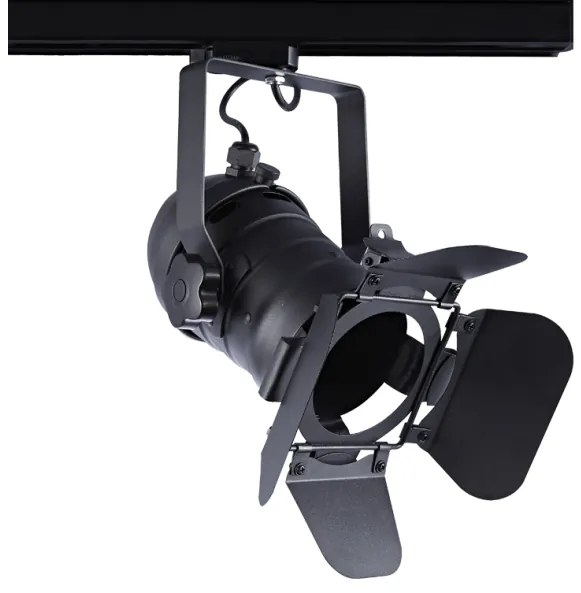 Σποτ Ράγας 1xE27 PAR30 Τριφασικό Ρυθμιζόμενο 34cm ACA-242TLB4W-Μαύρο 242TLB4W