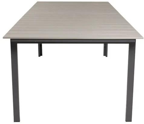 Τραπέζι εξωτερικού χώρου Dallas 668, Polyξύλο, 74x100cm, 48 kg, Γκρι, Μαύρο, Μέταλλο | Epipla1.gr