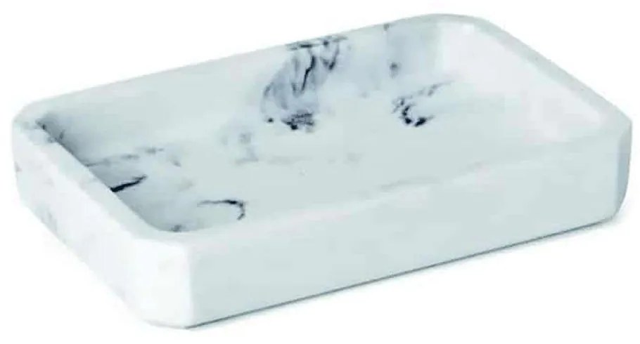 Σαπουνοθήκη Marble 06762.001 12,3x8,4x2,3cm White-Multi Polyresin