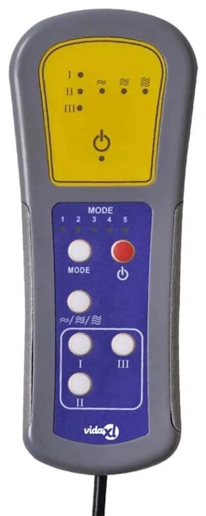 vidaXL Καρέκλα μασάζ Καφέ 70.5 x 96.5 x 95 cm Τεχνητό δέρμα
