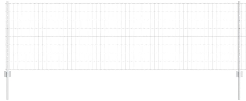 Τεντώτο με στήριγμα Ασημί 0,8 x 10 m Ατσάλι