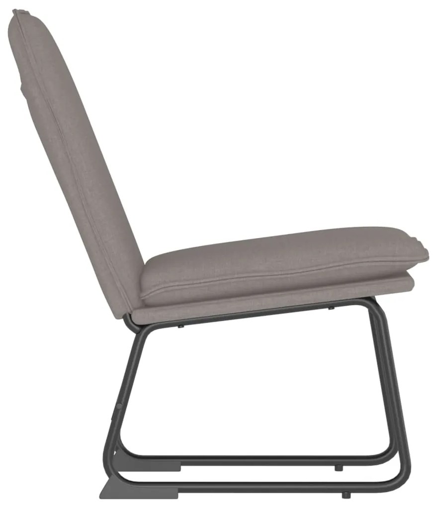 vidaXL Πολυθρόνα Taupe 52 x 75 x 76 εκ. Υφασμάτινη