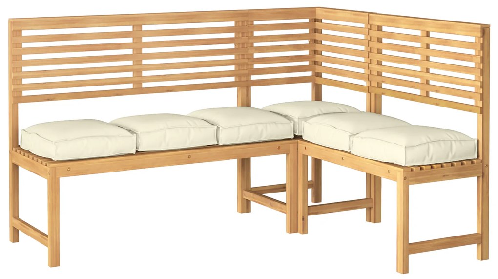 vidaXL Μαξιλάρι παλέτας για κάθισμα 6 pcs Κρεμ 40 x 40 x 8 εκ.