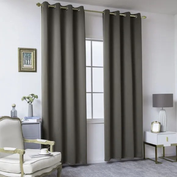 Beauty Home Ύφασμα κουρτίνας Blackout σκίασης Ideal Art 8400  Ύφασμα Φ280 Καφέ