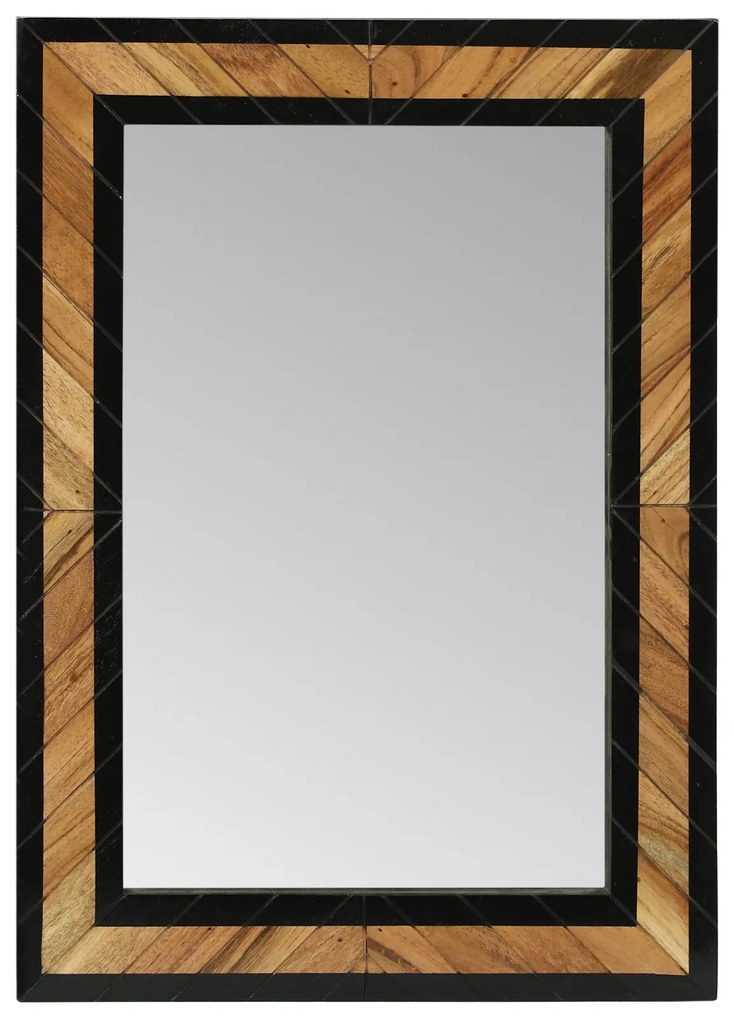 vidaXL Καθρέφτης 70x2x70 cm Σταθερό Ξύλο Ακακίας