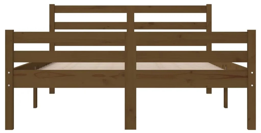 Πλαίσιο Κρεβατιού Μελί 150 x 200 εκ. Μασίφ Ξύλο King Size 814827