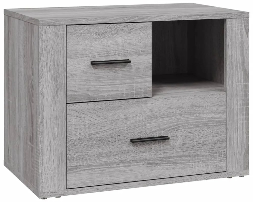 vidaXL Κομοδίνο Γκρι Sonoma 60x36x45 εκ. από Επεξεργασμένο Ξύλο
