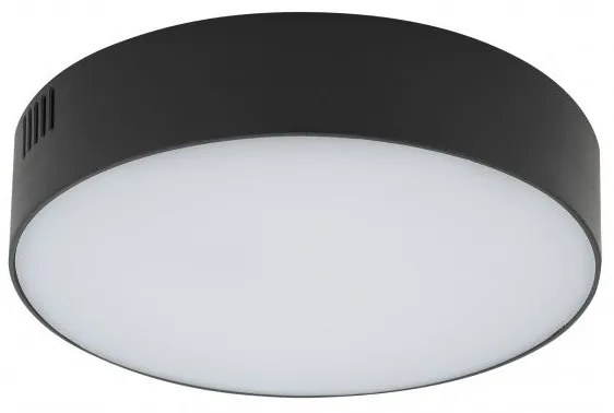 Φωτιστικό Οροφής Πάνελ LED 25W Μαύρο-Λευκό 3000Κ Lid Round 10407 Nowodvorski 10407 Ασπρόμαυρο