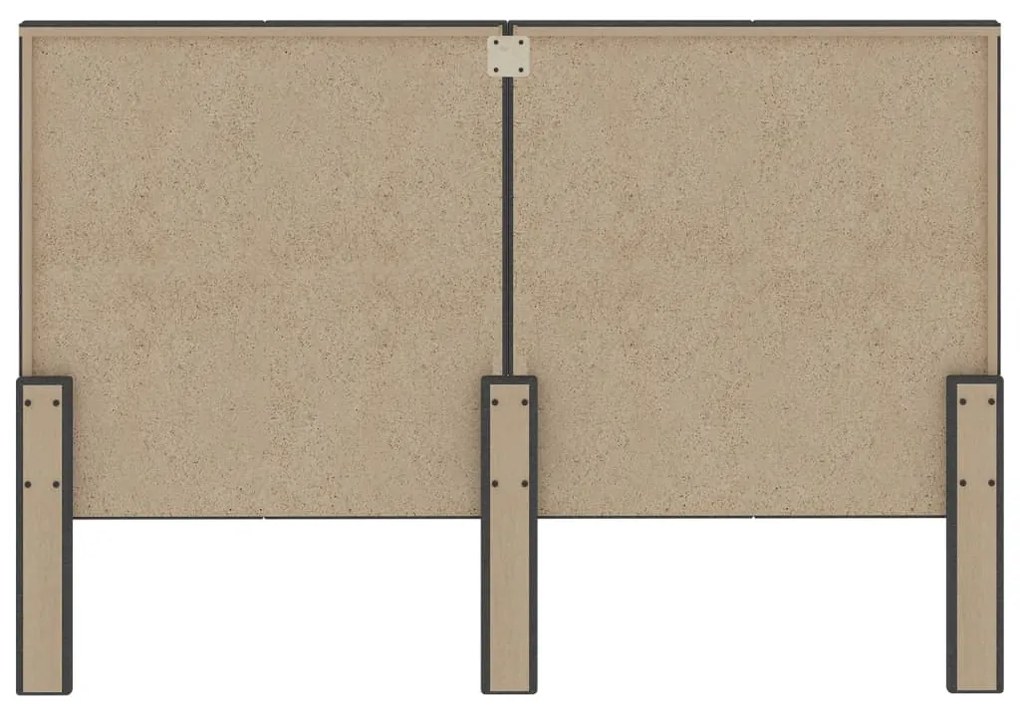 vidaXL Κεφαλάρι Σκούρο Γκρι 140 x 200 εκ. Υφασμάτινο