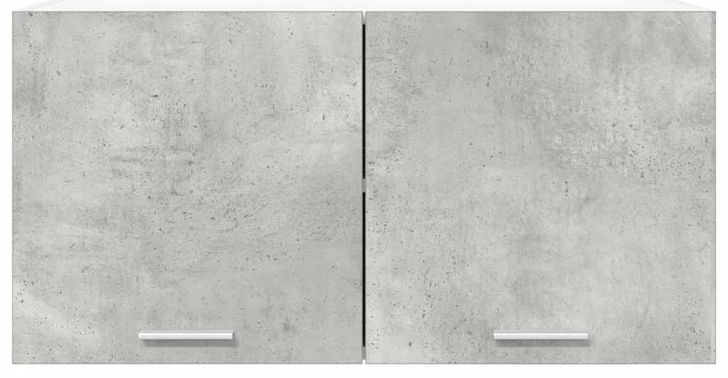 vidaXL Κρεμαστό ντουλάπι με πόρτα Riga Σκυρόδεμα Γκρι 80 x 31 x 40 εκ