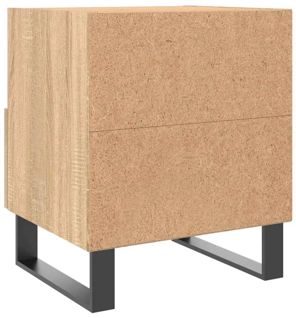 vidaXL Κομοδίνο Sonoma Δρυς 40 x 35 x 47,5 εκ. από Επεξεργασμένο Ξύλο