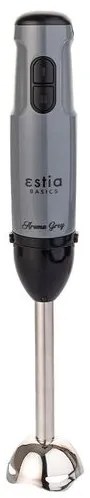 Estia Ραβδομπλέντερ Aroma 400w Με 2 Ανοξείδωτες Λεπίδες Γκρι 06-9984