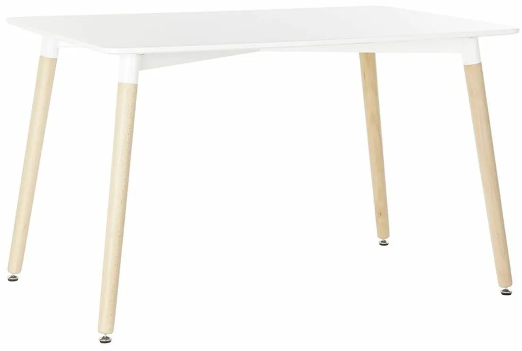 Τραπεζαρία DKD Home Decor Λευκό Σημύδα Ξύλο MDF 120 x 80 x 74 cm