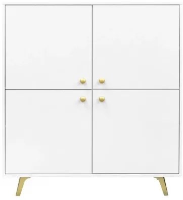 Μπουφές Siena-Leuko - 100.00Χ41.00Χ112.00cm