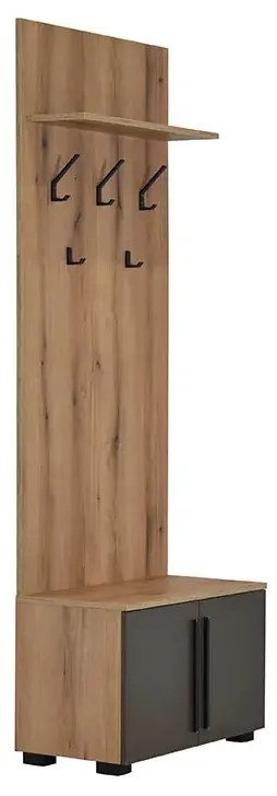 MATIS Καλόγερος παπουτσοθήκη 80 Leonidas Artisan γκρι Matis700463