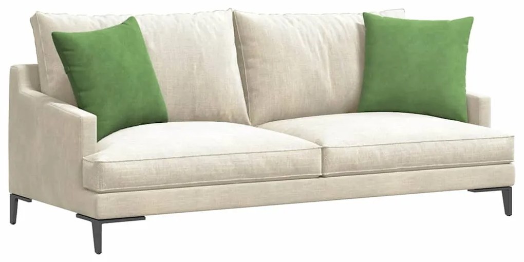 vidaXL Μαξιλάρι Καναπέ 2 pcs Ανοιχτό Πράσινο 45 x 45 cm