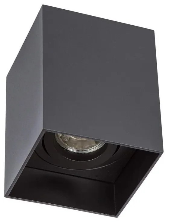 Φωτιστικό Οροφής - Σποτ Black 90x90x115mm VK/03055/B VKLed Aluminium